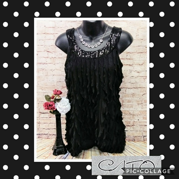 CATO Tops - 🔖 CATO Sequin Tank Top